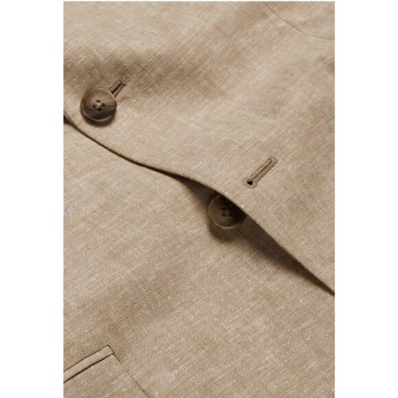 Jos. A. Bank Slim Fit Linen Blend Suit Set size 40 regular/ pants 32by30 - Picture 5 of 13